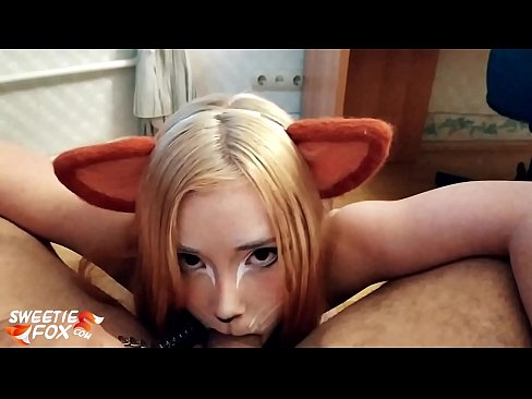 ❤️ Kitsune s'empassa la polla i es corre a la boca Súper sexe a nosaltres ❌️